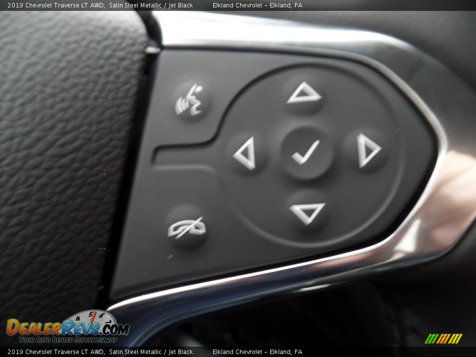 2019 Chevrolet Traverse LT AWD Satin Steel Metallic / Jet Black Photo #30