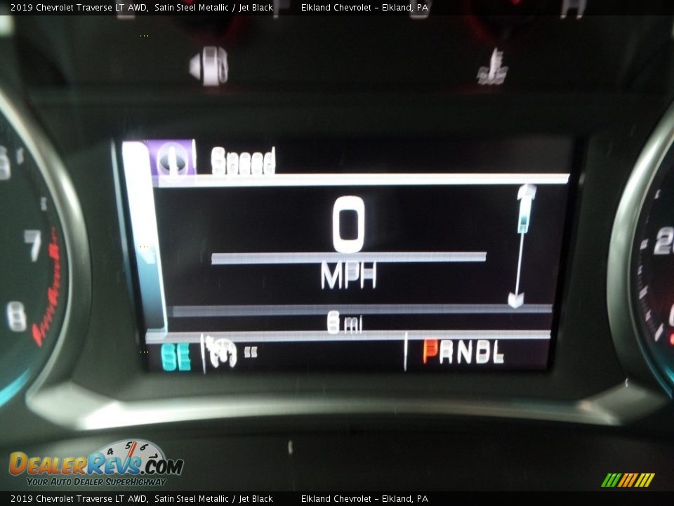2019 Chevrolet Traverse LT AWD Satin Steel Metallic / Jet Black Photo #31