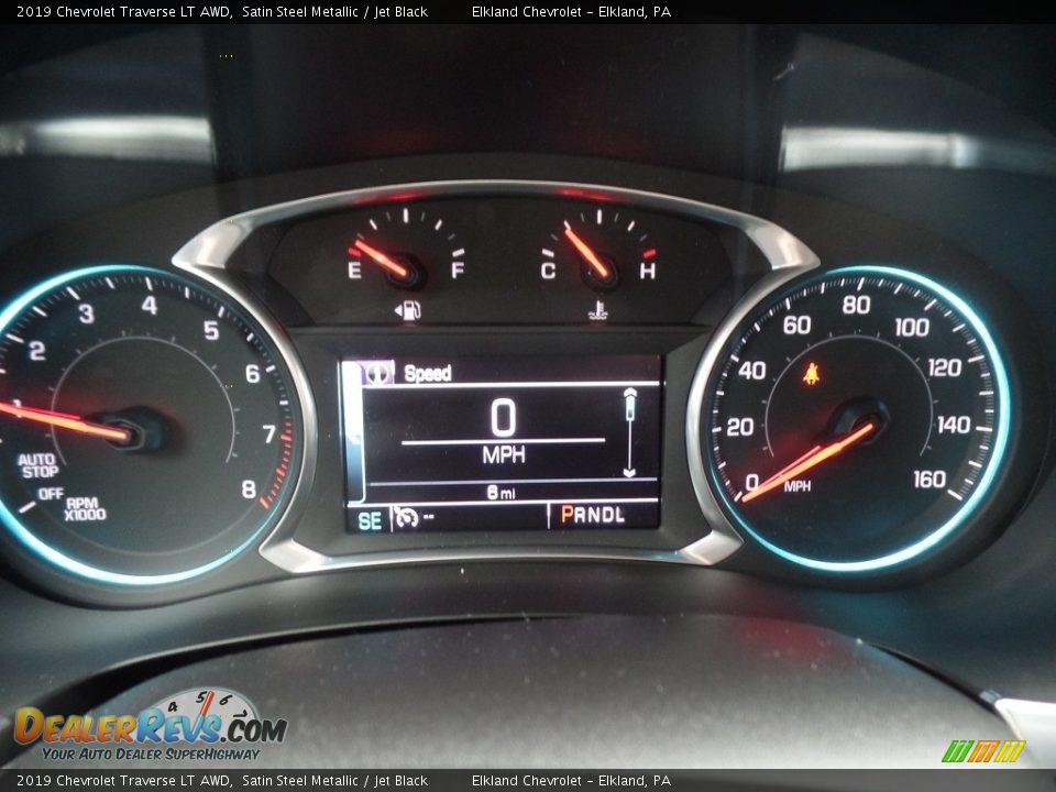 2019 Chevrolet Traverse LT AWD Satin Steel Metallic / Jet Black Photo #32