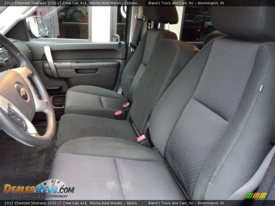 2012 Chevrolet Silverado 1500 LT Crew Cab 4x4 Mocha Steel Metallic / Ebony Photo #8