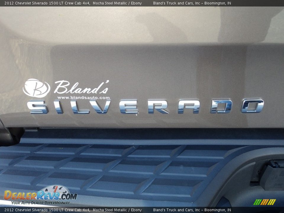 2012 Chevrolet Silverado 1500 LT Crew Cab 4x4 Mocha Steel Metallic / Ebony Photo #35