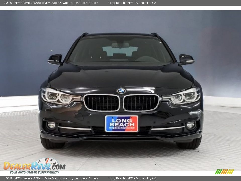 2018 BMW 3 Series 328d xDrive Sports Wagon Jet Black / Black Photo #2