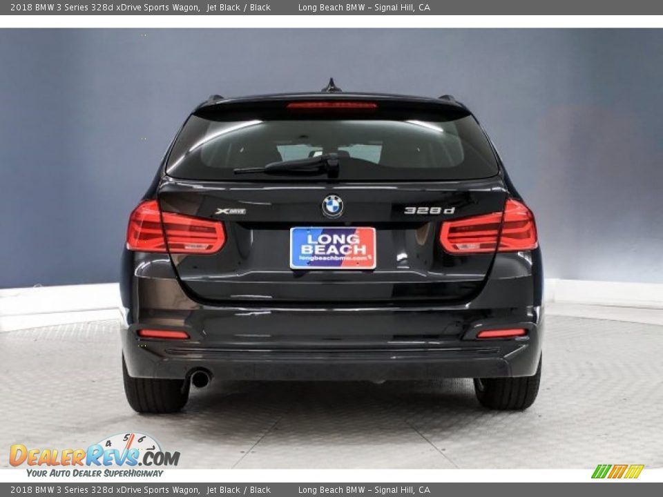2018 BMW 3 Series 328d xDrive Sports Wagon Jet Black / Black Photo #3