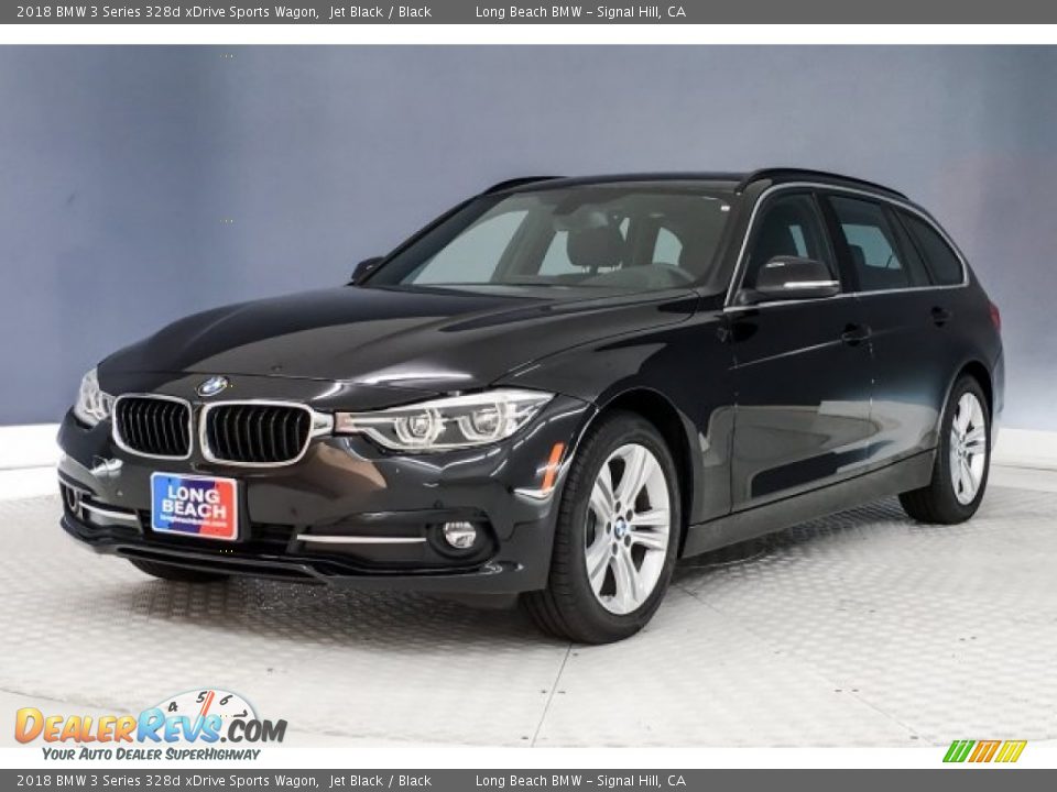 2018 BMW 3 Series 328d xDrive Sports Wagon Jet Black / Black Photo #12