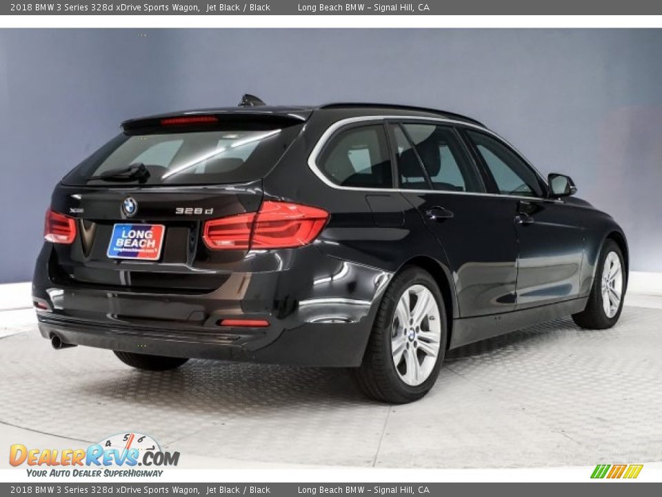 2018 BMW 3 Series 328d xDrive Sports Wagon Jet Black / Black Photo #17