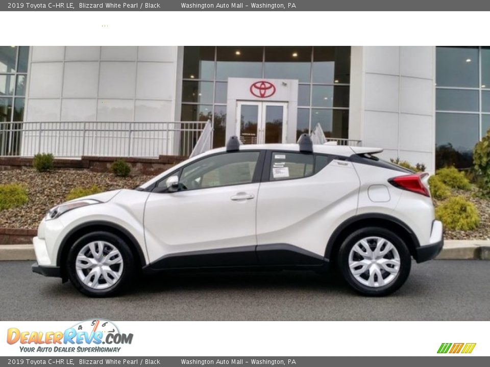 2019 Toyota C-HR LE Blizzard White Pearl / Black Photo #3