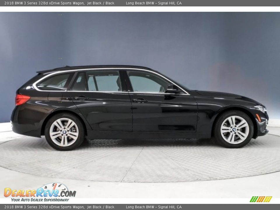2018 BMW 3 Series 328d xDrive Sports Wagon Jet Black / Black Photo #19