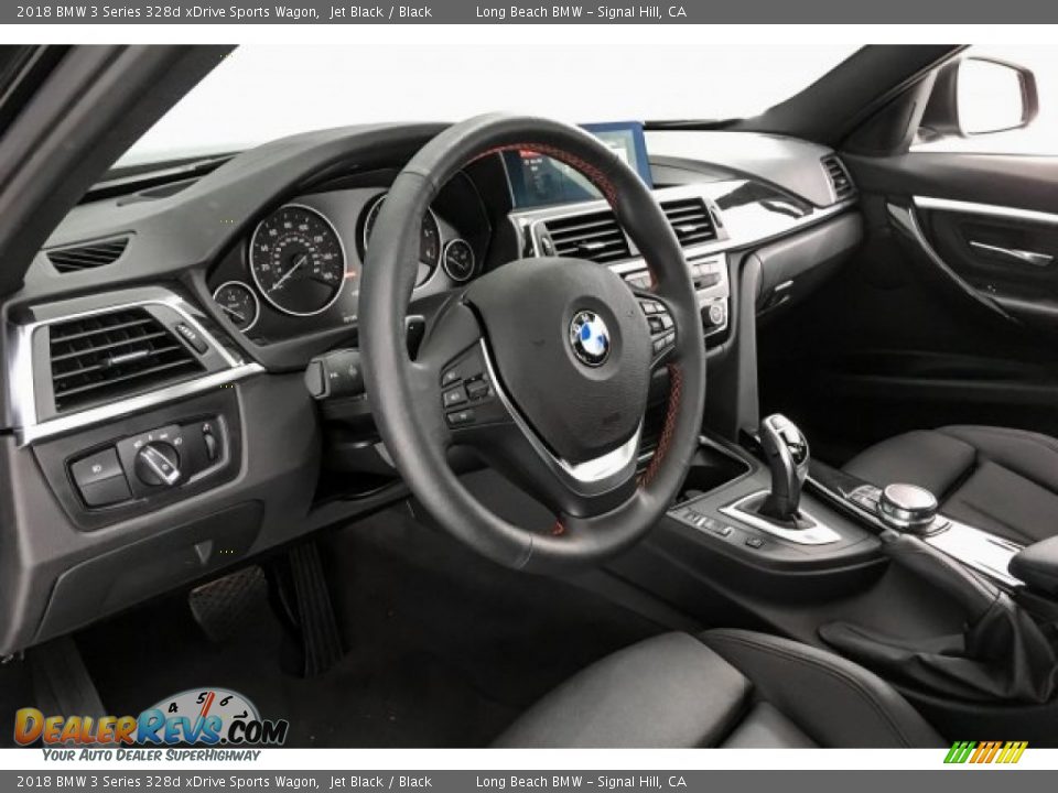 2018 BMW 3 Series 328d xDrive Sports Wagon Jet Black / Black Photo #20