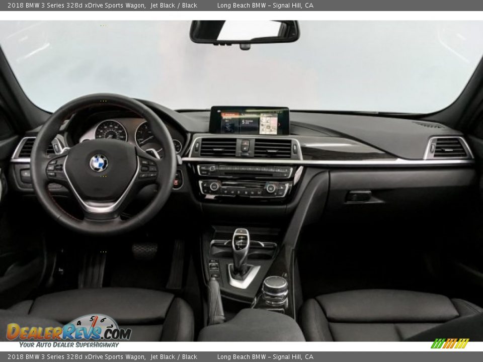 2018 BMW 3 Series 328d xDrive Sports Wagon Jet Black / Black Photo #22