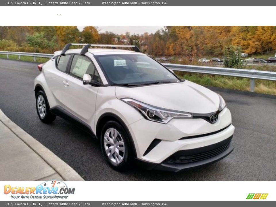 2019 Toyota C-HR LE Blizzard White Pearl / Black Photo #9
