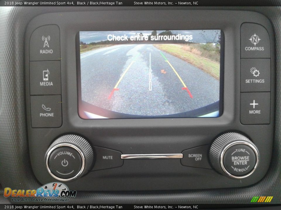 2018 Jeep Wrangler Unlimited Sport 4x4 Black / Black/Heritage Tan Photo #21