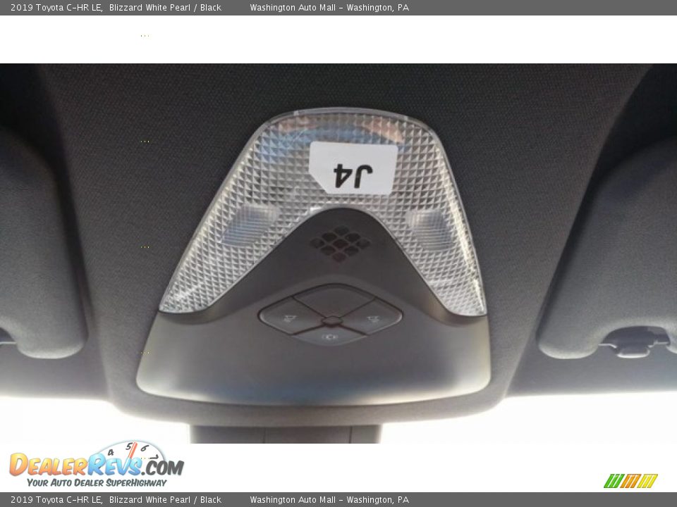 2019 Toyota C-HR LE Blizzard White Pearl / Black Photo #23