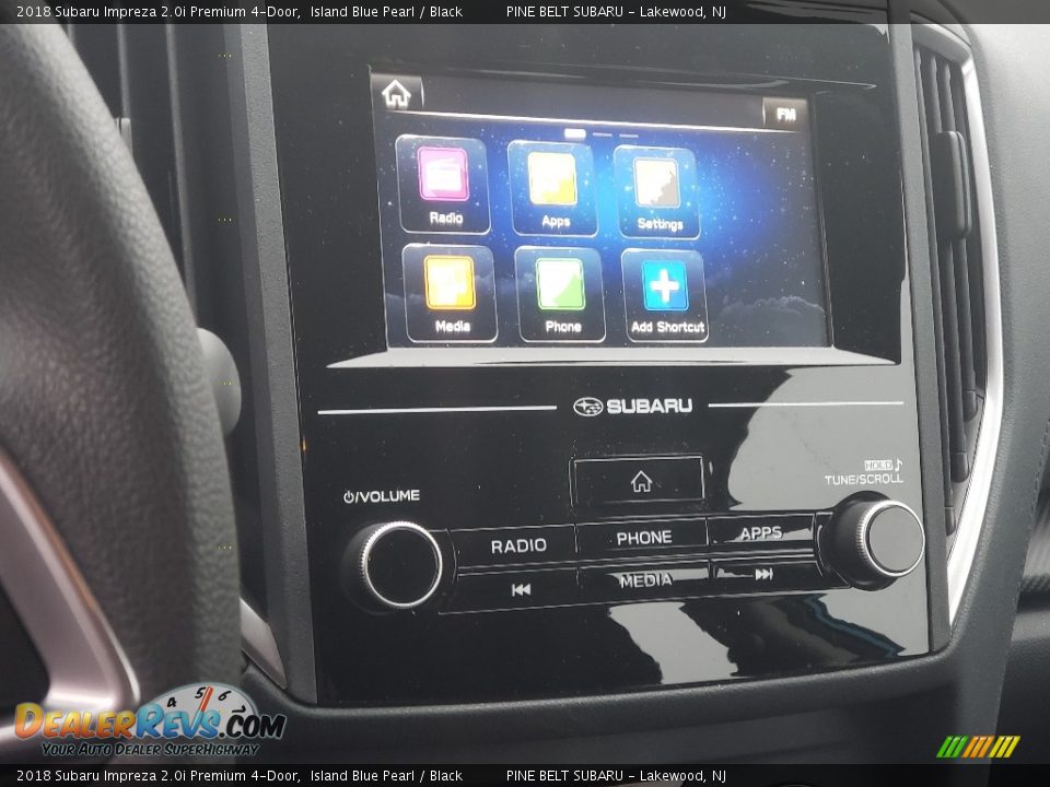 2018 Subaru Impreza 2.0i Premium 4-Door Island Blue Pearl / Black Photo #4
