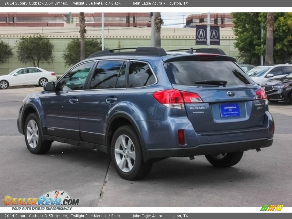 2014 Subaru Outback 3.6R Limited Twilight Blue Metallic / Black Photo #5