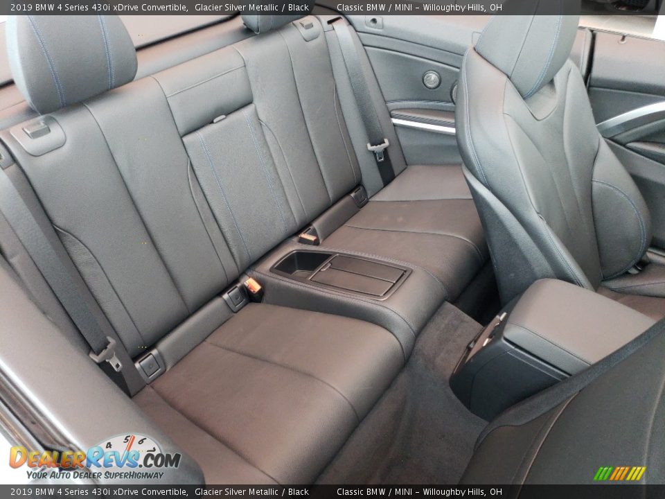 Rear Seat of 2019 BMW 4 Series 430i xDrive Convertible Photo #7