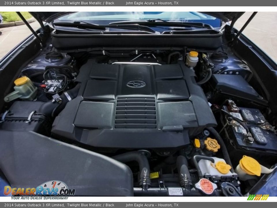 2014 Subaru Outback 3.6R Limited Twilight Blue Metallic / Black Photo #27