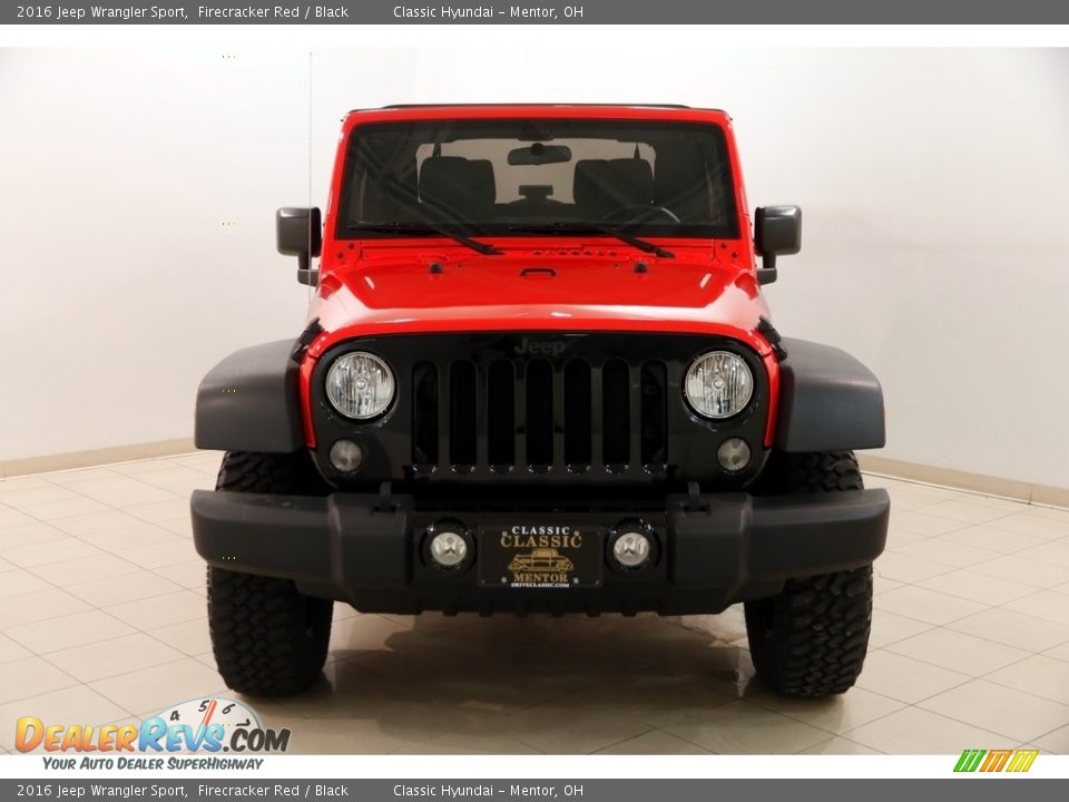 2016 Jeep Wrangler Sport Firecracker Red / Black Photo #2