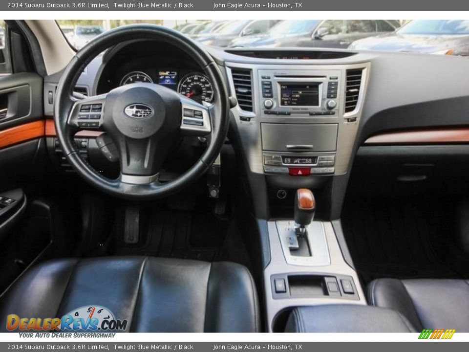 2014 Subaru Outback 3.6R Limited Twilight Blue Metallic / Black Photo #28