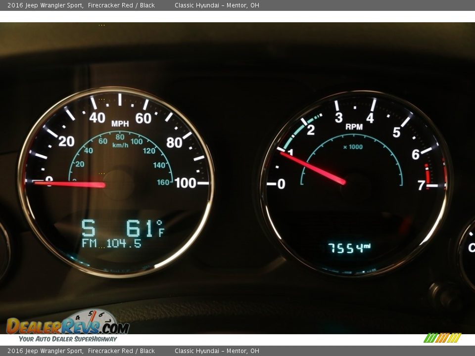 2016 Jeep Wrangler Sport Firecracker Red / Black Photo #7