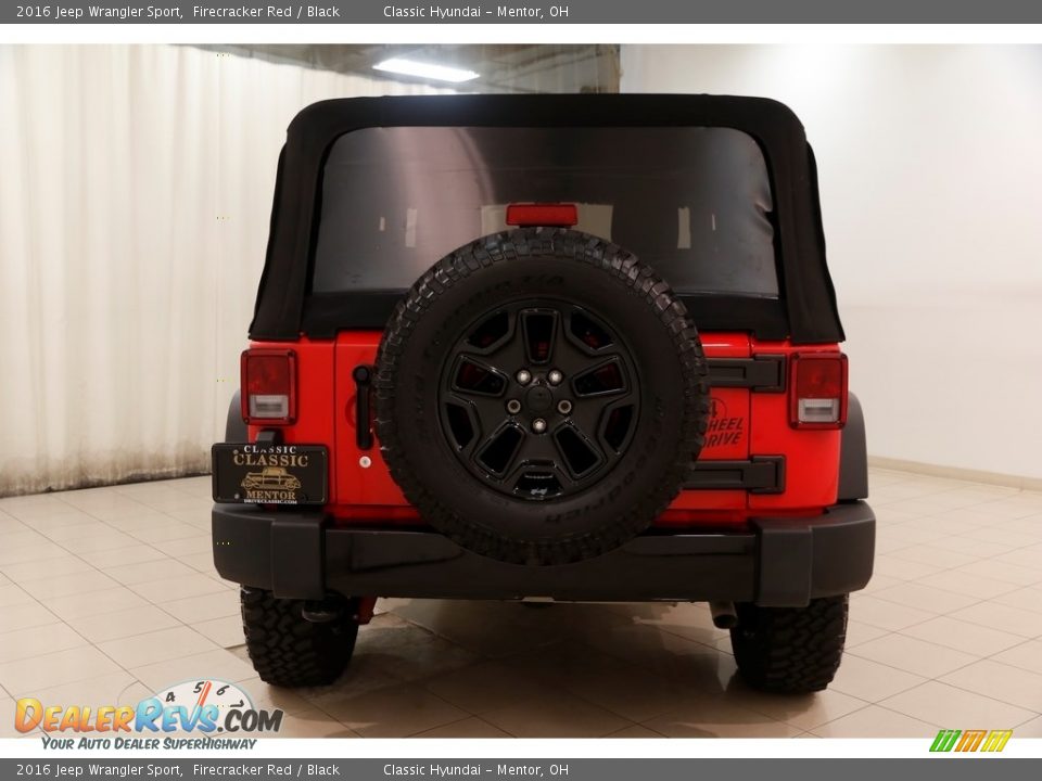2016 Jeep Wrangler Sport Firecracker Red / Black Photo #16