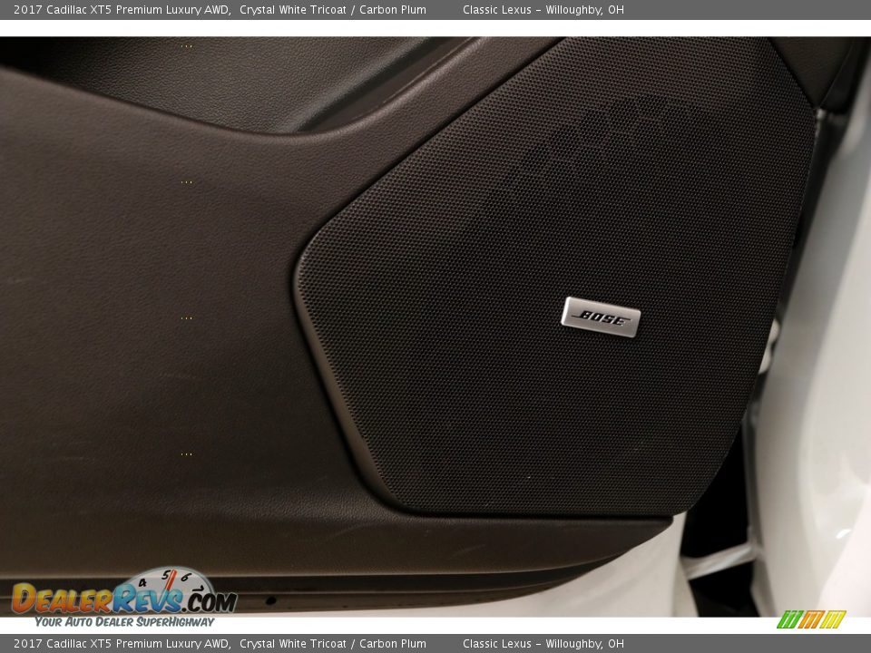 2017 Cadillac XT5 Premium Luxury AWD Crystal White Tricoat / Carbon Plum Photo #5