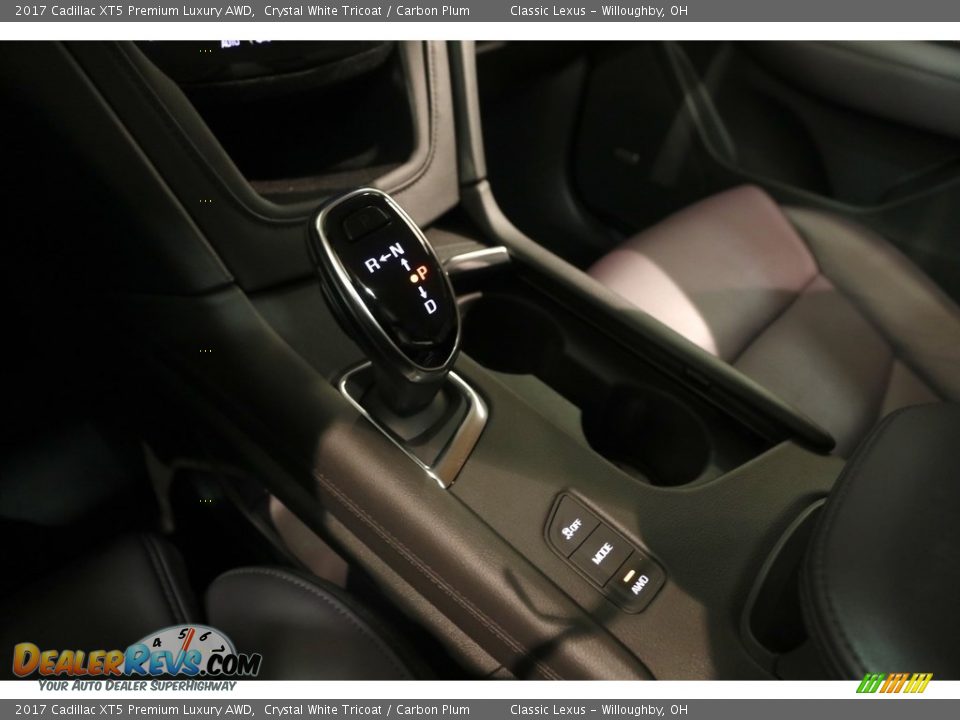 2017 Cadillac XT5 Premium Luxury AWD Crystal White Tricoat / Carbon Plum Photo #20