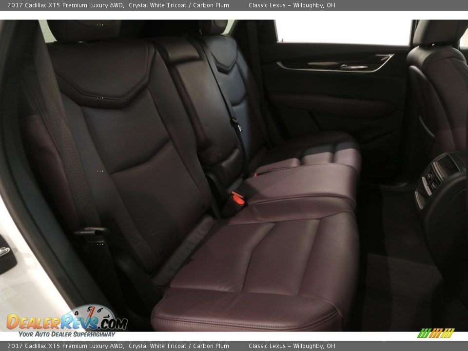 2017 Cadillac XT5 Premium Luxury AWD Crystal White Tricoat / Carbon Plum Photo #22