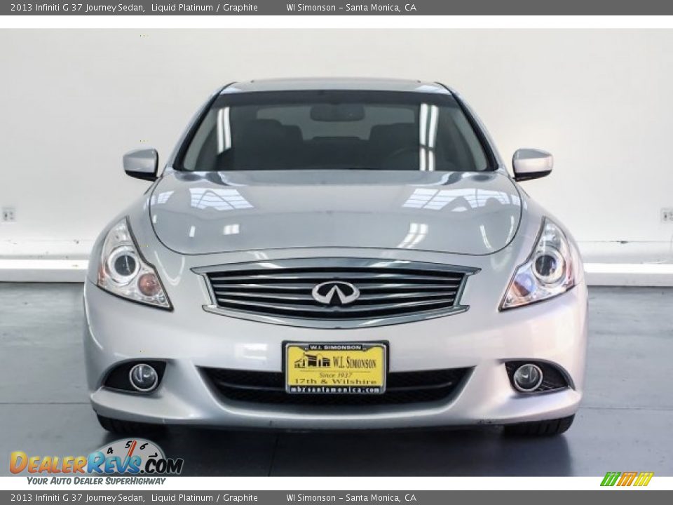 2013 Infiniti G 37 Journey Sedan Liquid Platinum / Graphite Photo #2