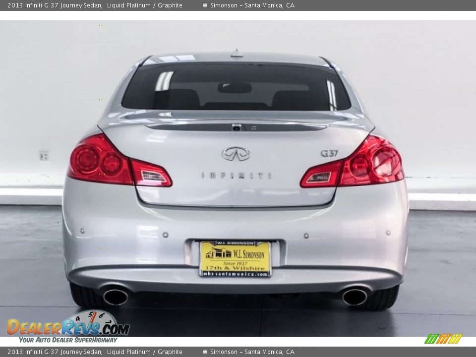 2013 Infiniti G 37 Journey Sedan Liquid Platinum / Graphite Photo #3