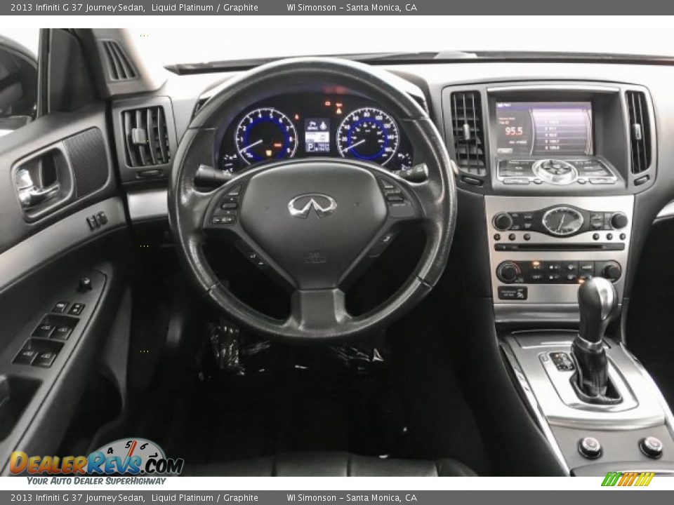 2013 Infiniti G 37 Journey Sedan Liquid Platinum / Graphite Photo #4
