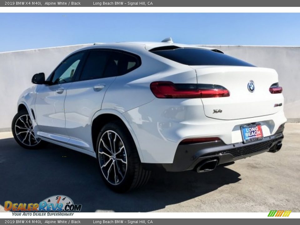 2019 BMW X4 M40i Alpine White / Black Photo #2