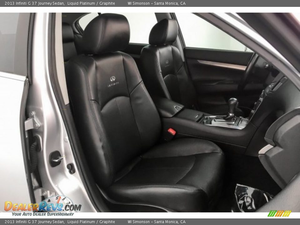 2013 Infiniti G 37 Journey Sedan Liquid Platinum / Graphite Photo #6