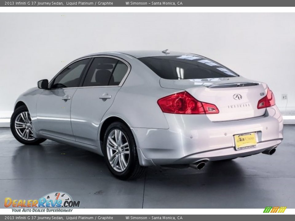 2013 Infiniti G 37 Journey Sedan Liquid Platinum / Graphite Photo #10