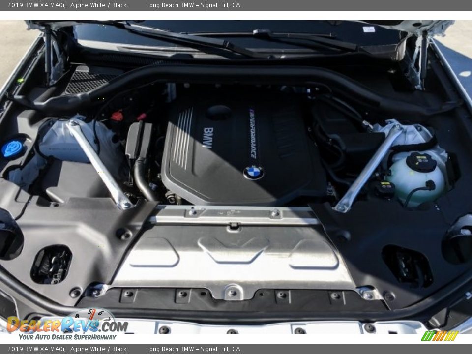 2019 BMW X4 M40i Alpine White / Black Photo #8
