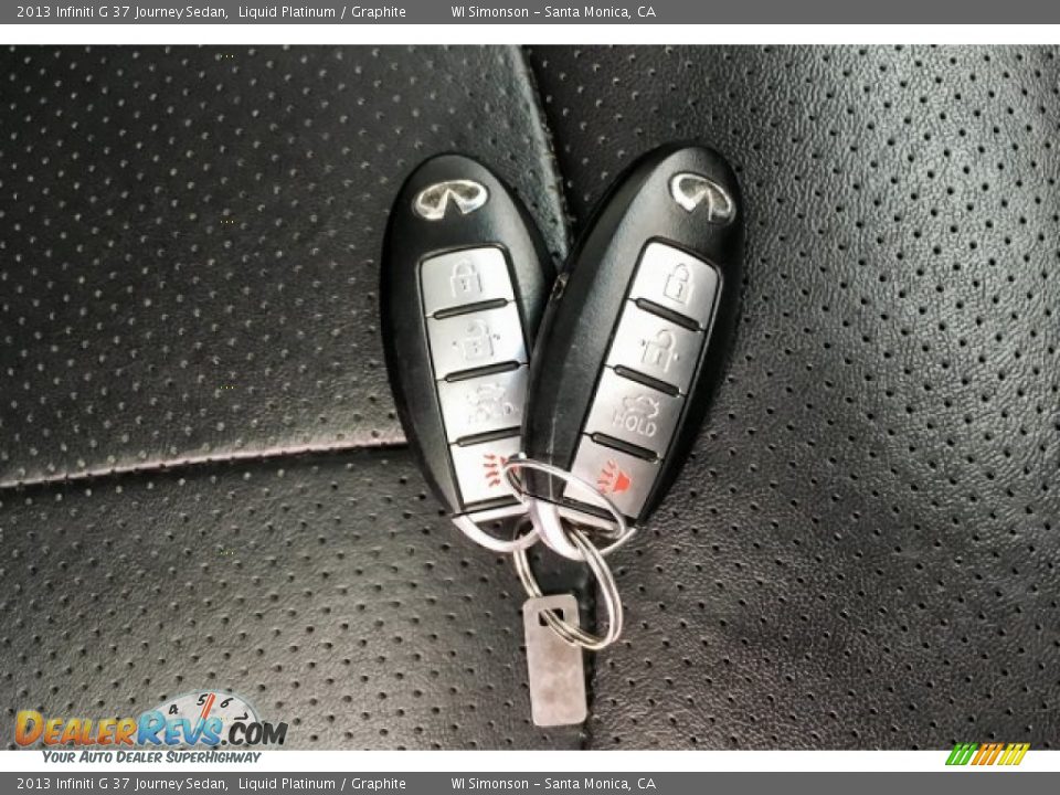 2013 Infiniti G 37 Journey Sedan Liquid Platinum / Graphite Photo #11