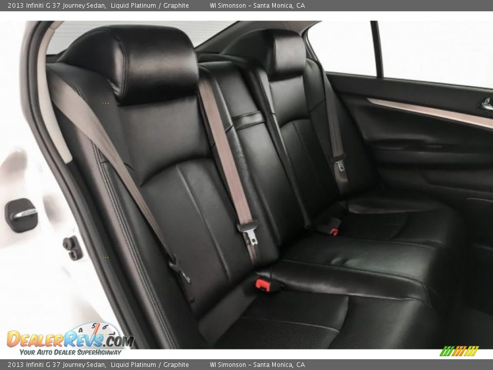 2013 Infiniti G 37 Journey Sedan Liquid Platinum / Graphite Photo #13