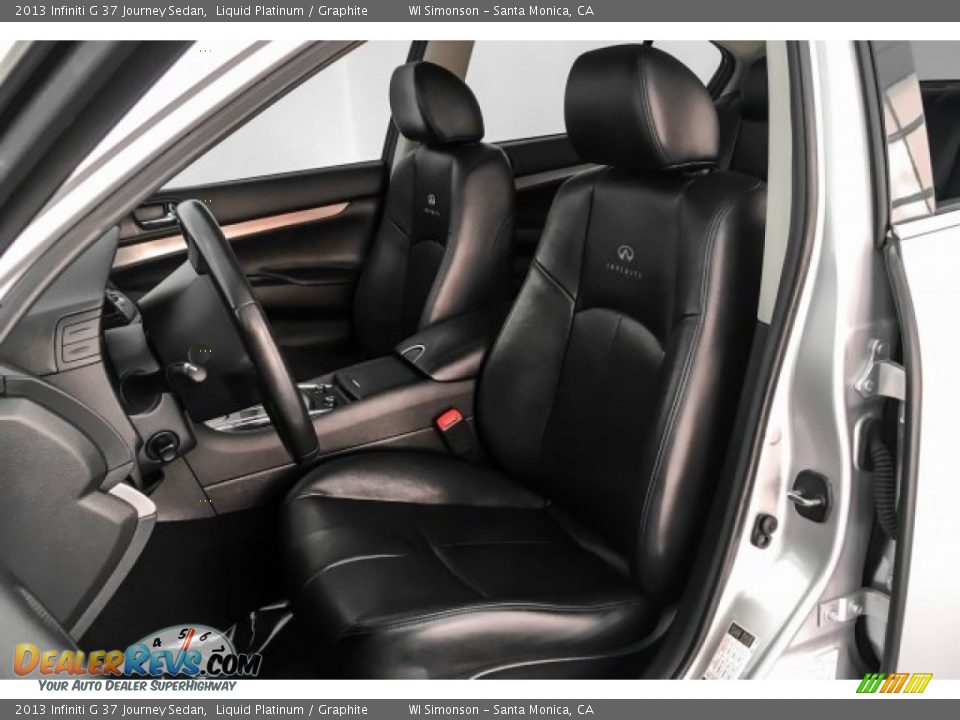 2013 Infiniti G 37 Journey Sedan Liquid Platinum / Graphite Photo #15