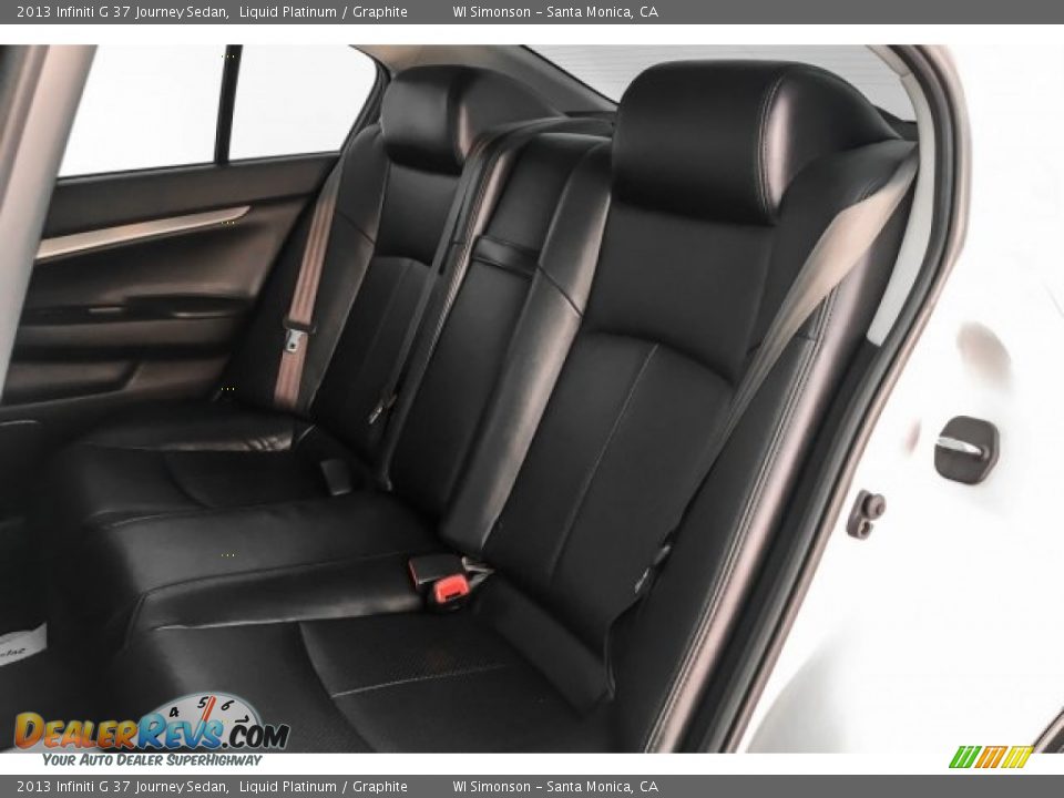 2013 Infiniti G 37 Journey Sedan Liquid Platinum / Graphite Photo #17