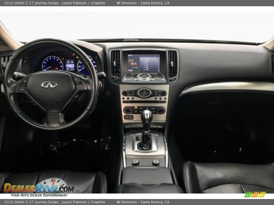2013 Infiniti G 37 Journey Sedan Liquid Platinum / Graphite Photo #19