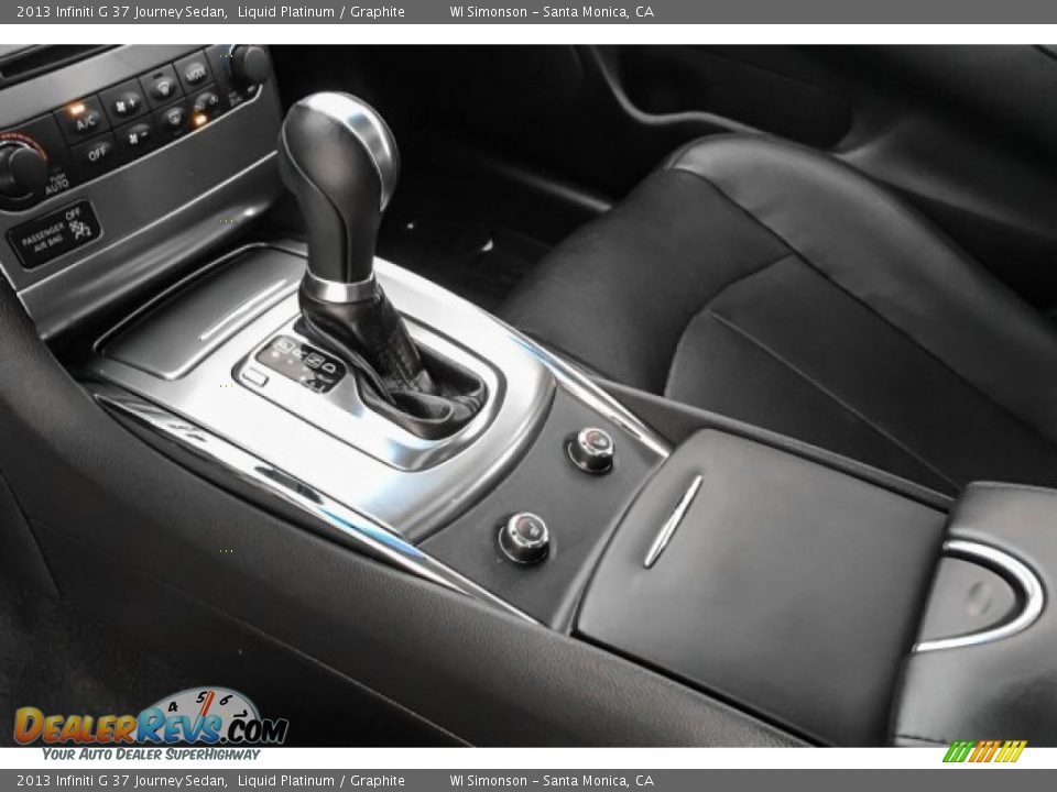 2013 Infiniti G 37 Journey Sedan Liquid Platinum / Graphite Photo #25