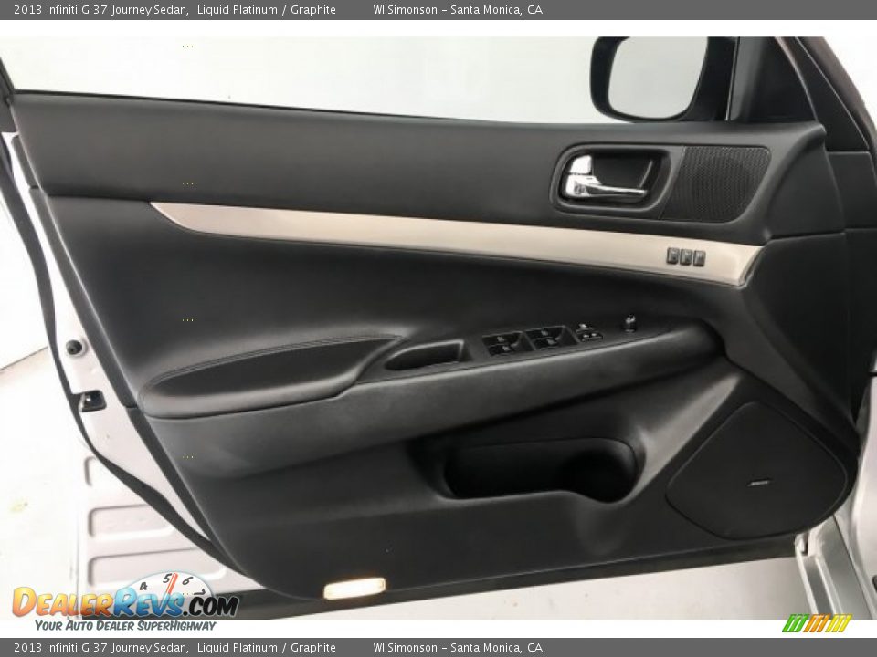 2013 Infiniti G 37 Journey Sedan Liquid Platinum / Graphite Photo #27