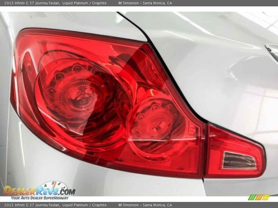 2013 Infiniti G 37 Journey Sedan Liquid Platinum / Graphite Photo #28