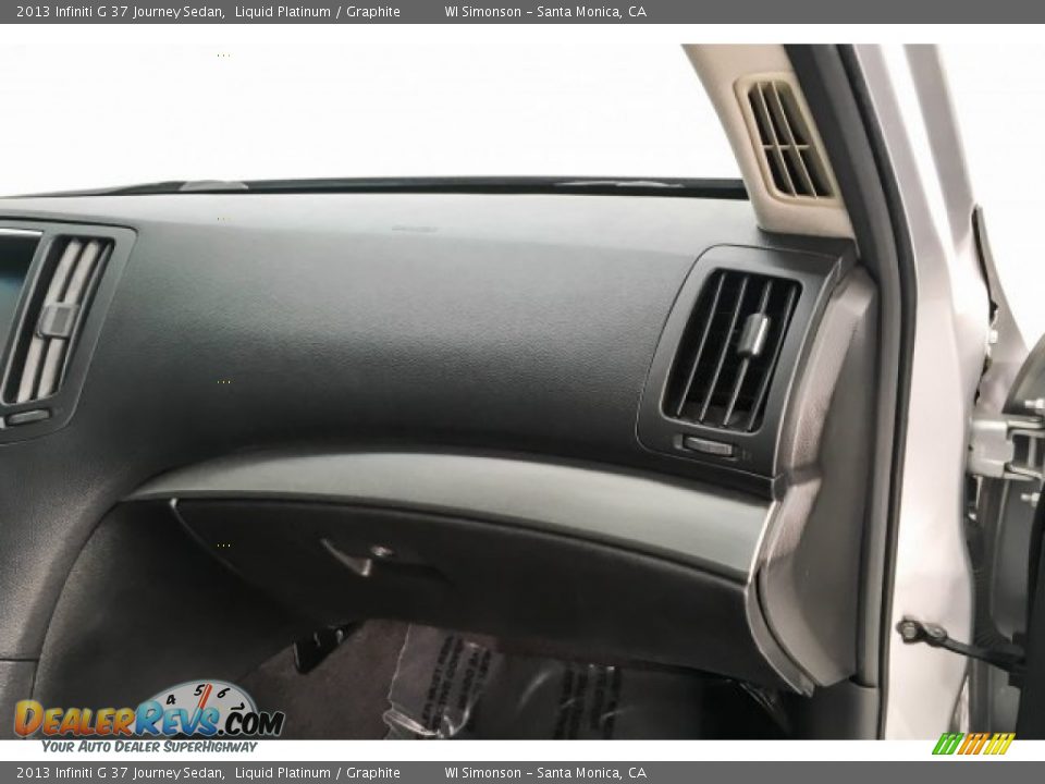 2013 Infiniti G 37 Journey Sedan Liquid Platinum / Graphite Photo #29