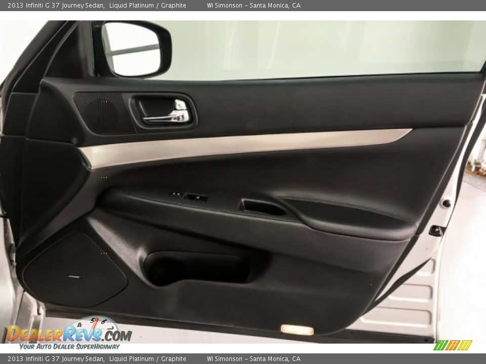 2013 Infiniti G 37 Journey Sedan Liquid Platinum / Graphite Photo #31