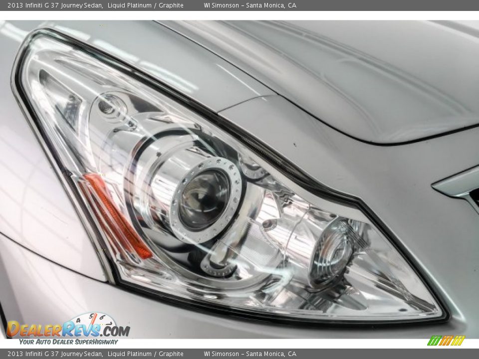 2013 Infiniti G 37 Journey Sedan Liquid Platinum / Graphite Photo #33