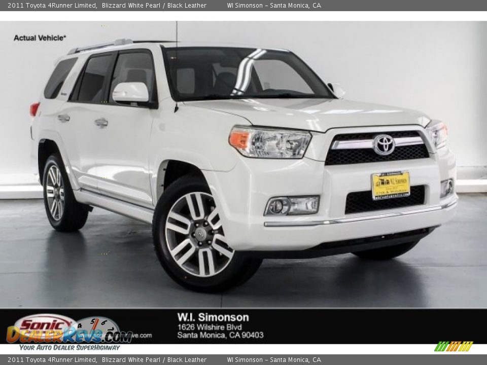 2011 Toyota 4Runner Limited Blizzard White Pearl / Black Leather Photo #1