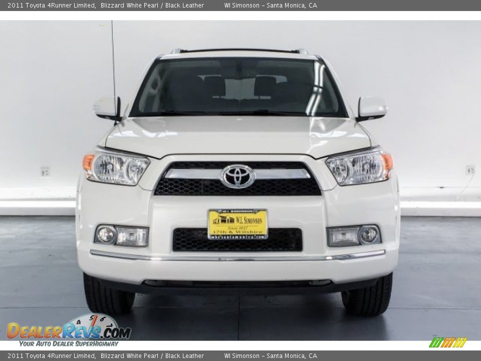 2011 Toyota 4Runner Limited Blizzard White Pearl / Black Leather Photo #2