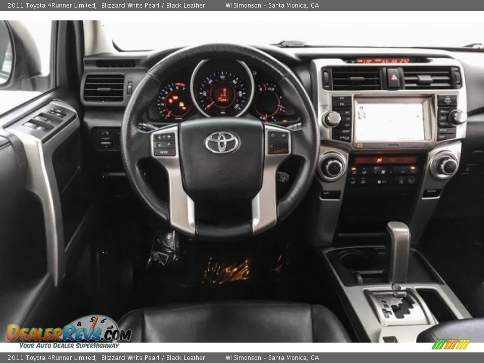 2011 Toyota 4Runner Limited Blizzard White Pearl / Black Leather Photo #4