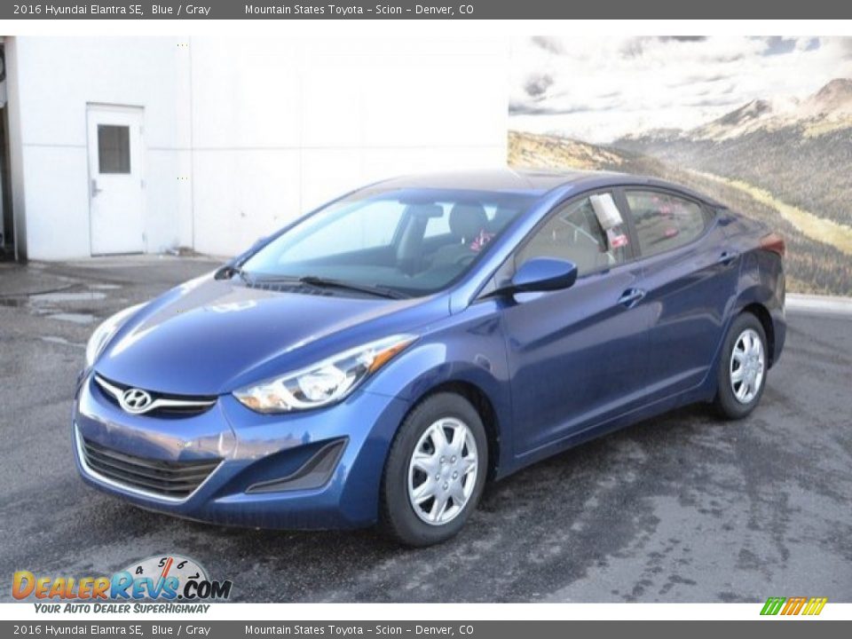 2016 Hyundai Elantra SE Blue / Gray Photo #2