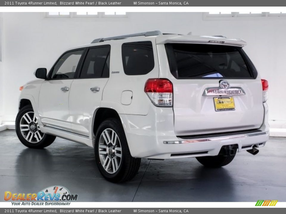 2011 Toyota 4Runner Limited Blizzard White Pearl / Black Leather Photo #10